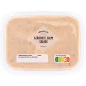 Ambachtelijke salade gerookte zalm