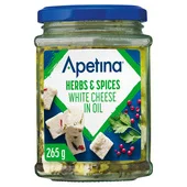 Apetina witte kaasblokjes in olie