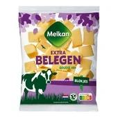 Melkan kaas blokjes extra belegen 48+