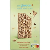 G'Woon volkoren ontbijtcrackers