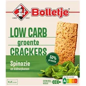Bolletje cracker groente spinaze