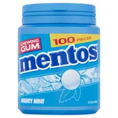 Mentos kauwgom Gum Mighty Mint, Pot 100 Gums