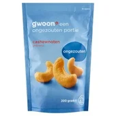 G'Woon g'woon cashewnoten ongezouten