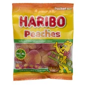 Haribo snoep peaches seftali halal