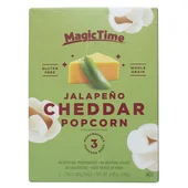 Magic Time jalapeño cheddar popcorn