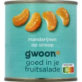 G'Woon mandarijn partjes op siroop