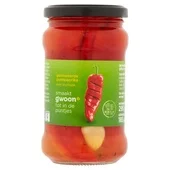 G'Woon geroosterde paprika in knoflook