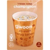 G'Woon g'woon 1-kops soep champignon