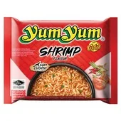 Yum noedelsoep garnalen