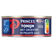 Princes Princes tonijnstukken in groenten met pikante saus
