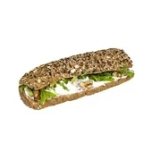 Bloemcool vegan broodje roomkaas