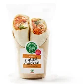 Spar wrap pulled chicken