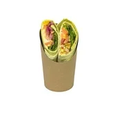 Bloemcool vegan spinazie wrap hummus gegrilde groenten