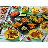 Lokaal barbecuepakket vegetarisch