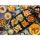 Lokaal gourmetpakket (Halal) met pannetjes