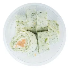 Wraphapjes met zalm