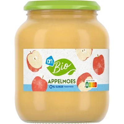 AH Biologisch Appelmoes 0% suiker toegevoegd