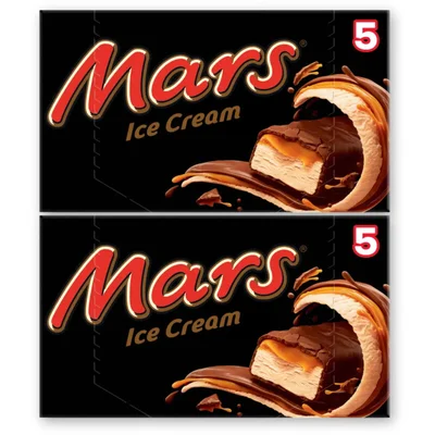Mars Karamel chocolade ice bar 2-pack