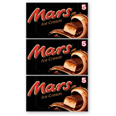 Mars Karamel chocolade ice bar 3-pack
