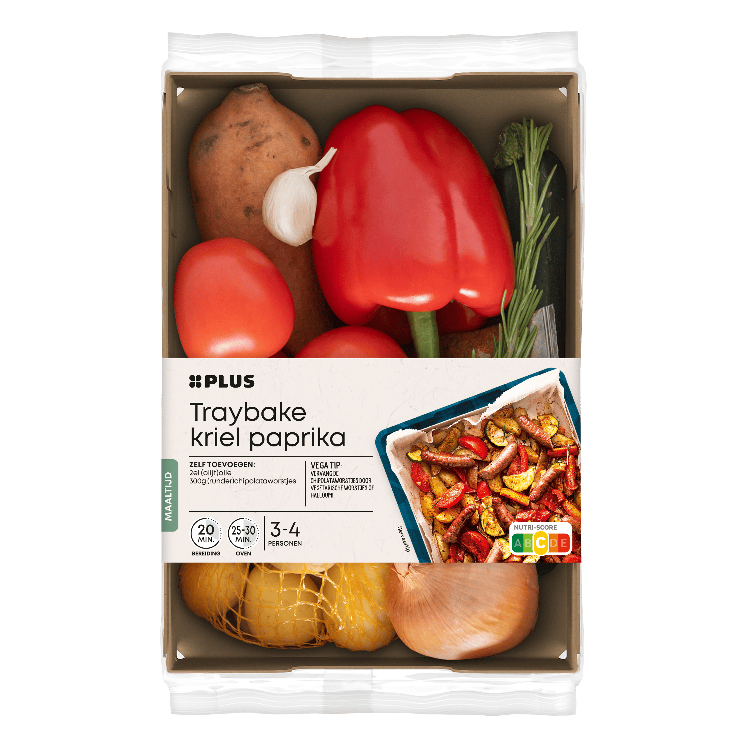 PLUS Verspakket traybake kriel paprika