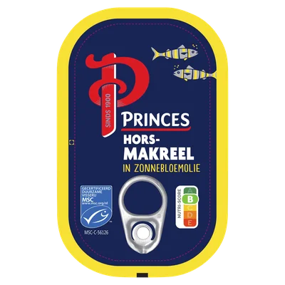 Princes Horsmakreelfilets in zonnebloemolie
