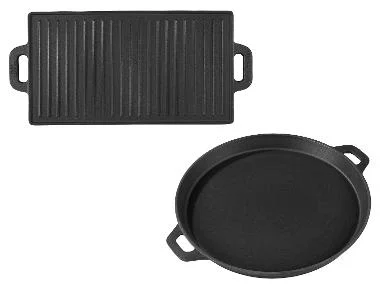 GRILLMEISTER Gietijzeren grillpan of -plaat
