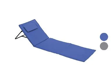 CRIVIT Strandmat met rugsteun 161 x 53 cm