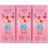 G'Woon frisse fruitdrank framboos cranberry 1kcal 6x200ml