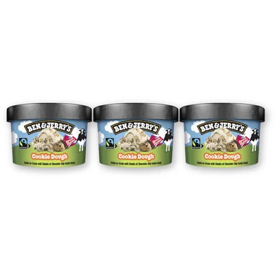 Ben & Jerry's Cookie dough 3-pack