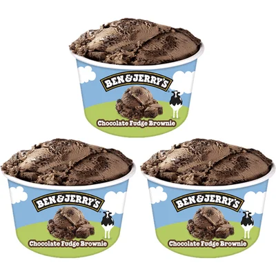 Ben & Jerry's Chocolate fudge brownie 3-pack
