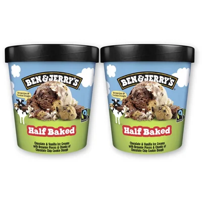 Ben & Jerry's Half baked 2-pack