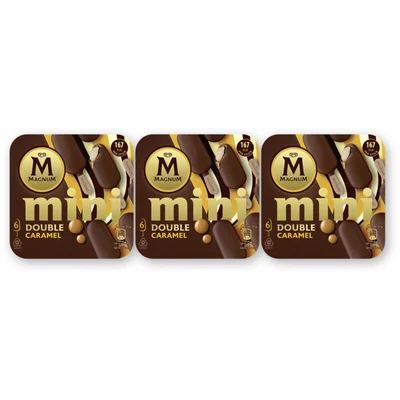 Magnum Mini double caramel 3-pack