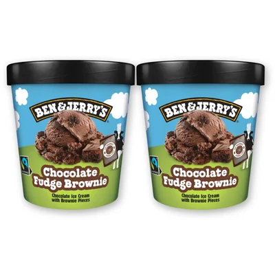 Ben & Jerry's Chocolate fudge brownie 2-pack