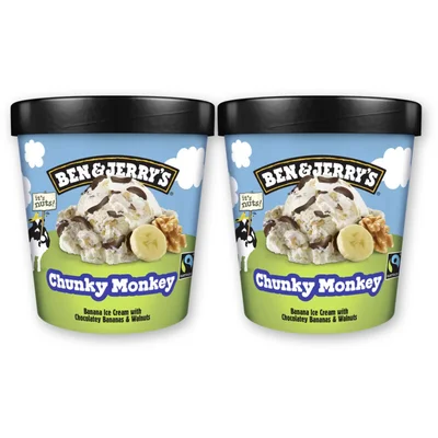 Ben & Jerry's Chunky monkey 2-pack