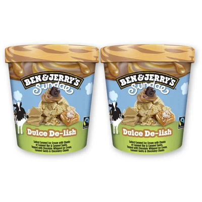Ben & Jerry's Dulce de-lish 2-pack