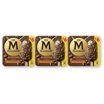 Magnum Almond 3-pck.