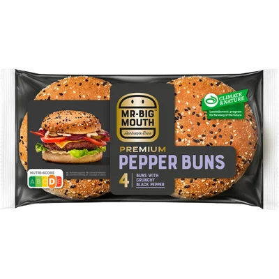 Mr. BigMouth Black pepper buns