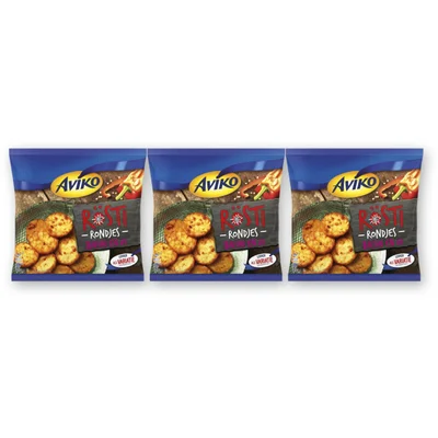 Aviko Rösti rondjes bacon & ui 3-pack