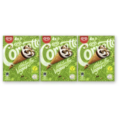 Ola Cornetto gluten free vegan 3-pack