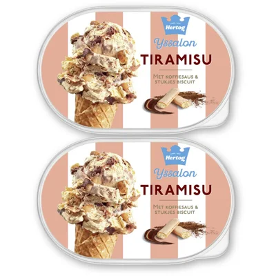 Hertog Ijssalon tiramisu 2-pack
