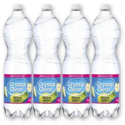 Crystal Clear Appel peer 4-pack