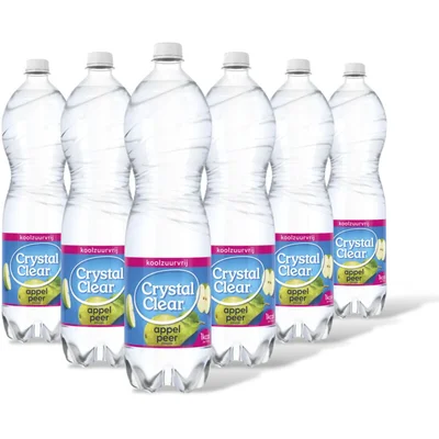 Crystal Clear Appel peer 6-pack