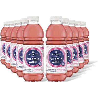 Sourcy Vitaminwater framboos granaatappel 10-pk