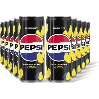 Pepsi Zero sugar lemon 10-pack