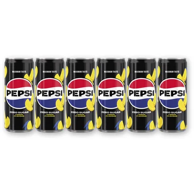 Pepsi Zero sugar lemon 6-pack