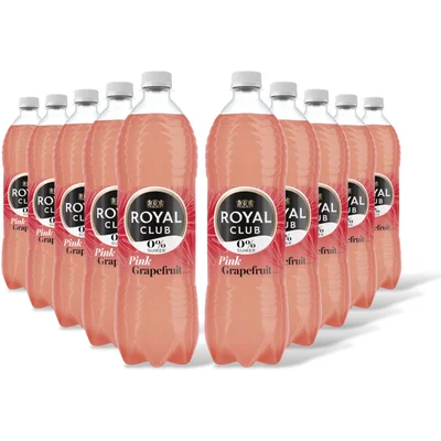Royal Club Pink grapefruit 0% suiker 10-pack