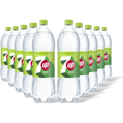 7up Zero lemon lime 10-pack
