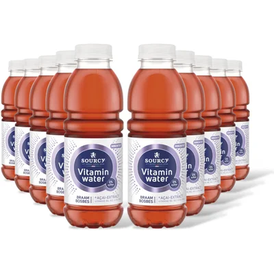 Sourcy Vitaminwater braam bosbes 10-pack