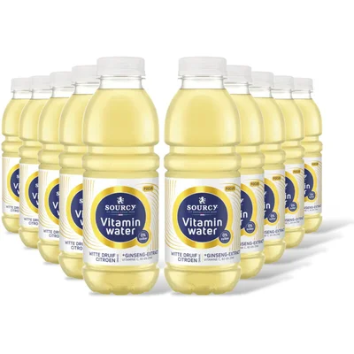 Sourcy Vitaminwater witte druif citroen 10-pack
