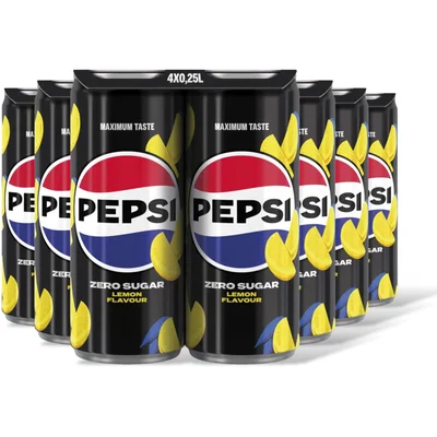 Pepsi Zero sugar lemon 24-pack